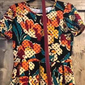 Lularoe Amelia dress with belt